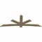 Ekena Millwork Alberta Rough Sawn Timber Gable Bracket, Douglas Fir, 96"W x 36"H x 2"D x 6"F, 9/12 Pitch GBW096X36X0206ALB00RDF - alternate 2